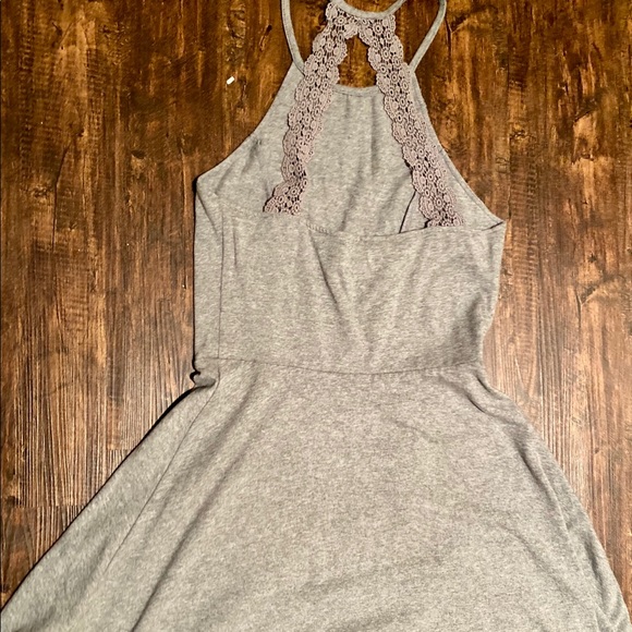 ABERCROMBIE & FITCH Gray Backless Halter Dress - Picture 6 of 6